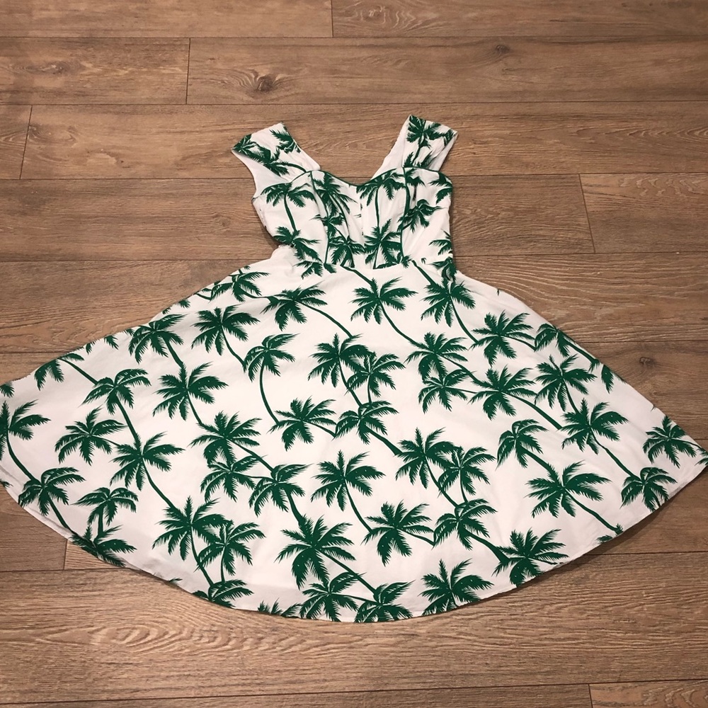 Palm trees dress